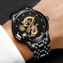 Load image into Gallery viewer, Men's Waterproof Watch With 3D Dragon Design Excellent Look Perfect Gift For Your Man