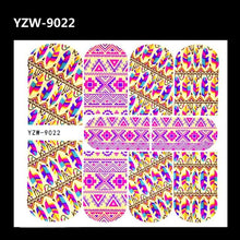 Load image into Gallery viewer, Full Beauty 1pc Black Flower Vine Nail Water Sticker Leaf Lace Design Slider Nail Art Decal Beauty Foils Decoration Nail Decals for Women Nail Art Stickers Water Transfer Decals Design Nail Art Supplies Manicure Acrylic Nail Foil Stencils Decorations