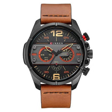 Load image into Gallery viewer, Men's Waterproof Retro Style Watch With Excellent Background, Chronometers Large Numbers Perfect Gift