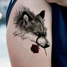 将图片加载到图库查看器,Elegant Temporary Waterproof Tattoos Big Tribal Sticker Black Large Body Art Makeup Fake Tattoo For Mens Womens