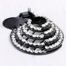 Load image into Gallery viewer, New Crystal Bird Nest Ponytail Holder Fair Crab Claw Clip Hairpin Rhinestone for Women Girls Accessories Barrettes Headwear Gorgeous Hair Accessories For Women