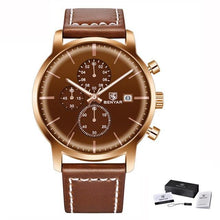 将图片加载到图库查看器,2021 New Business Men Watch Full Steel Quartz Luxury Casual Waterproof Leather Sports Male Wristwatch