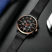 Load image into Gallery viewer, Unisex Elegant Stainless Steel Watch With Chronometer And Date Display Excellent Design Perfect Gift