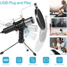 Load image into Gallery viewer, Professional Condenser Studio Recording Microphone