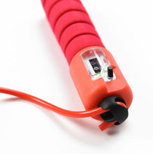 Load image into Gallery viewer, Professional Sponge Jump Ropes With Counter Sports Fitness Adjustable Fast Speed Counting Jump Skip Tangle-Free Rapid Speed Jump Rope With Counter For Aerobic Exercise Sports Fitness Cardio Workout Adjustable Cable Soft Sponge Non-Slip Handle