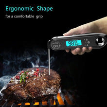 Load image into Gallery viewer, Professional Waterproof Digital Food Thermometer Pyrometer with Folding Foldable Probe Waterproof Digital Instant Read Meat Thermometer with 4.6” Folding Probe Backlight & Calibration Function for Cooking Food Candy BBQ Grill for Kitchen Food Cooking