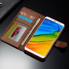 将图片加载到图库查看器,PU Leather Cover with RFID Blocking Card Holder Magnetic Clasp Folio Case For Xiaomi Redmi Note 5 Case Leather Wallet Luxury Cover Redmi Note 5 Pro 10 Pro 10s 9S 9 8 7 4 9T 10 5G 11 Case Flip Cover