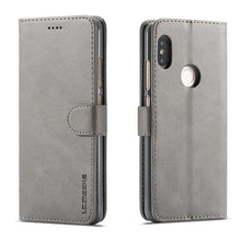 将图片加载到图库查看器,PU Leather Cover with RFID Blocking Card Holder Magnetic Clasp Folio Case For Xiaomi Redmi Note 5 Case Leather Wallet Luxury Cover Redmi Note 5 Pro 10 Pro 10s 9S 9 8 7 4 9T 10 5G 11 Case Flip Cover
