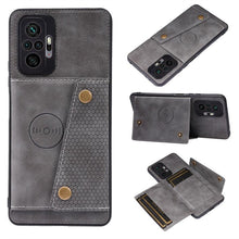 Load image into Gallery viewer, PU Leather Flip Case For Xiaomi Redmi Note 11 11S 10 9 8 9s 9T Mi 12 10T 11T POCO X3 GT X4 Pro F3 Wallet Card Slot Holder Cover Genuine Leather Magnetic Card Holder Folio Cover