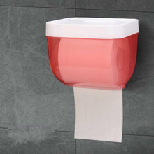 将图片加载到图库查看器,Punch-free Toilet Paper Holder Box Waterproof Storage Toilet Paper Storage Rack Paper Towel Kitchen Bathroom Storage Box Waterproof Toilet Paper Holder Wall Mounted Punch Free Paper Dispenser Transparent Storage Box Bathroom Kitchen Supply