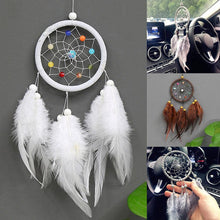 Load image into Gallery viewer, Pure Handmade Dream Catcher Hanging Ornaments Indian Style For Wall Decoration Birthday Gift Decorations Wind Chimes Home Wall Hanging Decora Wedding Decoration Craft Photography