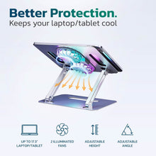 将图片加载到图库查看器,Purely C50 Laptop Cooling Adjustable Stand with Fans