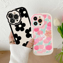 Load image into Gallery viewer, Purple Flower Phone Case For iPhone 11 Case iPhone 13 14 Pro Max iPhone 12 Phone Case iPhone11 iPhone14 Soft Back Cover Cute Pattern Soft iPhone Fashion Comfortable Grip Design & Aesthetic Floral Pattern iphone Case