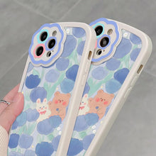 Load image into Gallery viewer, Purple Flower Phone Case For iPhone 11 Case iPhone 13 14 Pro Max iPhone 12 Phone Case iPhone11 iPhone14 Soft Back Cover Cute Pattern Soft iPhone Fashion Comfortable Grip Design & Aesthetic Floral Pattern iphone Case