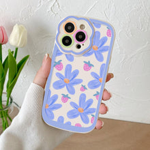 Load image into Gallery viewer, Purple Flower Phone Case For iPhone 11 Case iPhone 13 14 Pro Max iPhone 12 Phone Case iPhone11 iPhone14 Soft Back Cover Cute Pattern Soft iPhone Fashion Comfortable Grip Design & Aesthetic Floral Pattern iphone Case