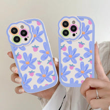 Load image into Gallery viewer, Purple Flower Phone Case For iPhone 11 Case iPhone 13 14 Pro Max iPhone 12 Phone Case iPhone11 iPhone14 Soft Back Cover Cute Pattern Soft iPhone Fashion Comfortable Grip Design & Aesthetic Floral Pattern iphone Case