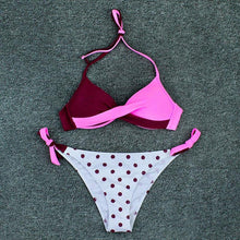 Load image into Gallery viewer, Push Up Bikinis 2022 New Swimwear Women's Bikini Swimsuits Floral Printed Bathing Suits for Women 2 Piece Bikini Women Floral Print Bikini Sets Swimsuit Beach Wear Bathing Suit Female Two Pieces