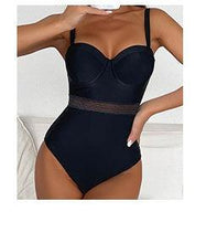 将图片加载到图库查看器,Push Up Women Bikinis Swimwear Women's Bathing Suits Push Up Halter Bandage Bikini Floral Printing Swim Bottoms Two Piece Swimsuits Women Swimsuits Bathing Suit Halter Leaf Print Beach Wear Plus Size