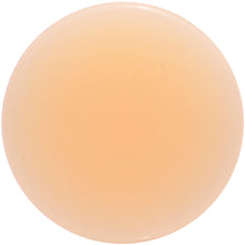 Load image into Gallery viewer, 0G Flesh Tone Light Peach Solid UV Acrylic Saddle Plug Set
