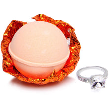 将图片加载到图库查看器,Tangerine Tango Bath Bomb with Jewelry Ring Inside