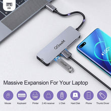Load image into Gallery viewer, QGeeM 5-in-1 USB C to HDMI Adapter with 4K HDMI Output
