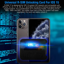 Load image into Gallery viewer, R-SIM17 Nano Unlock RSIM Card
