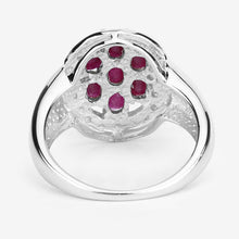 将图片加载到图库查看器,1.54 Carat Genuine Ruby .925 Sterling Silver Ring