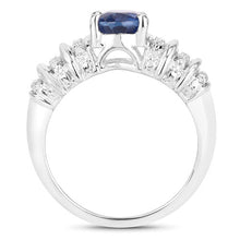 Load image into Gallery viewer, 1.40 Carat Genuine Kyanite .925 Sterling Silver Ring