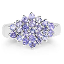 Load image into Gallery viewer, 1.61 Carat Genuine Tanzanite .925 Sterling Silver Ring