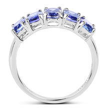 Load image into Gallery viewer, 2.65 Carat Genuine Tanzanite .925 Sterling Silver Ring