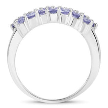 Load image into Gallery viewer, 1.54 Carat Genuine Tanzanite .925 Sterling Silver Ring