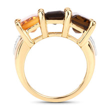 Load image into Gallery viewer, 8.17 Carat Genuine Multi Stones .925 Sterling Silver Ring