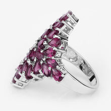 Load image into Gallery viewer, 7.52 Carat Genuine Rhodolite .925 Sterling Silver Ring