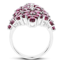Load image into Gallery viewer, 7.52 Carat Genuine Rhodolite .925 Sterling Silver Ring