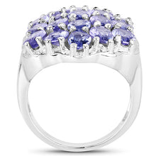 Load image into Gallery viewer, 6.27 Carat Genuine Tanzanite .925 Sterling Silver Ring