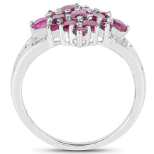 Load image into Gallery viewer, 2.10 Carat Genuine Ruby .925 Sterling Silver Ring