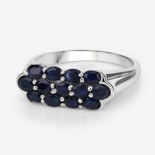 Load image into Gallery viewer, 2.60 Carat Genuine Blue Sapphire .925 Sterling Silver Ring