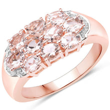 将图片加载到图库查看器,1.50 Carat Genuine Morganite .925 Sterling Silver Ring
