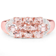 将图片加载到图库查看器,1.50 Carat Genuine Morganite .925 Sterling Silver Ring