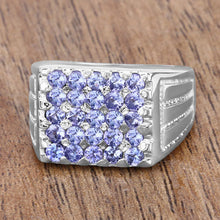 Load image into Gallery viewer, 1.75 Carat Genuine Tanzanite .925 Sterling Silver Ring