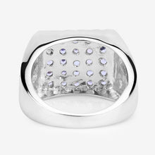 Load image into Gallery viewer, 1.75 Carat Genuine Tanzanite .925 Sterling Silver Ring