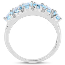 Load image into Gallery viewer, 1.68 Carat Genuine Swiss Blue Topaz .925 Sterling Silver Ring