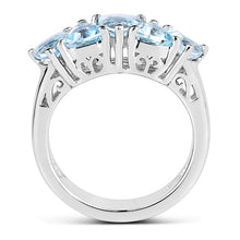 Load image into Gallery viewer, 2.50 Carat Genuine Blue Topaz .925 Sterling Silver Ring