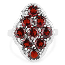 Load image into Gallery viewer, 5.22 Carat Genuine Garnet .925 Sterling Silver Ring