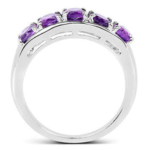 将图片加载到图库查看器,1.70 Carat Genuine Amethyst .925 Sterling Silver Ring