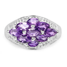 Load image into Gallery viewer, 1.91 Carat Genuine Amethyst .925 Sterling Silver Ring