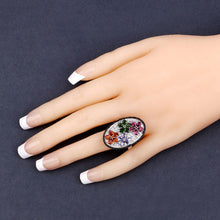将图片加载到图库查看器,5.01 Carat Genuine Multi Stones .925 Sterling Silver Ring