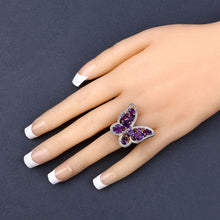 Load image into Gallery viewer, 4.32 Carat Genuine Amethyst .925 Sterling Silver Ring