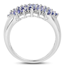 Load image into Gallery viewer, 2.03 Carat Genuine Tanzanite .925 Sterling Silver Ring