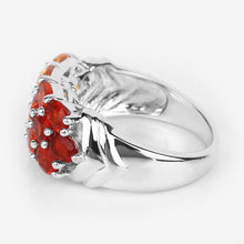 Load image into Gallery viewer, 1.56 Carat Genuine Fire Opal .925 Sterling Silver Ring